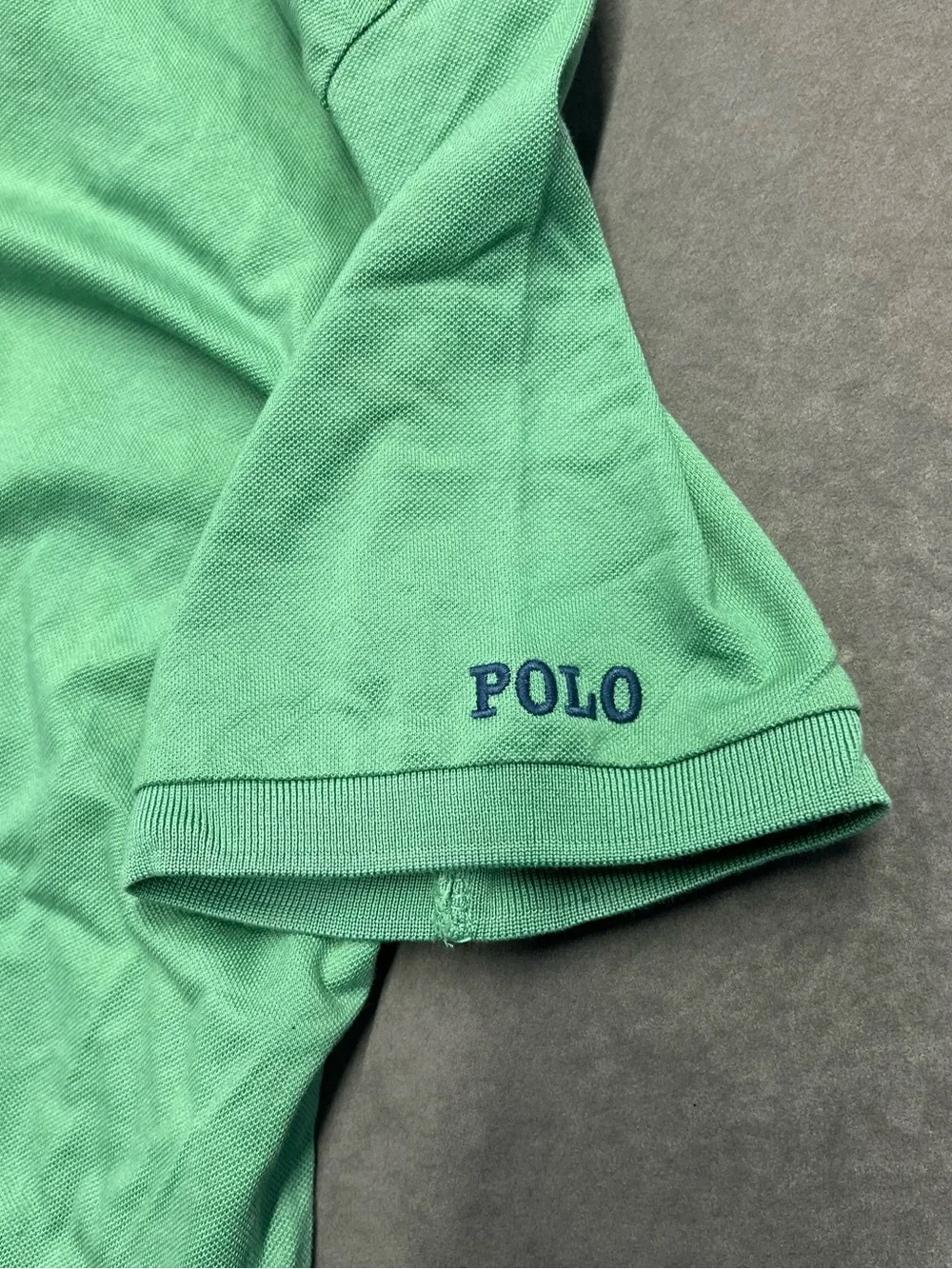 Ralph Lauren Boys' Seafoam Green Polo with Navy Pony